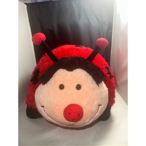 My Pillow Pets Ladybug Plush Red Black Spotted Large Stuffed Animal 12‎ Inch